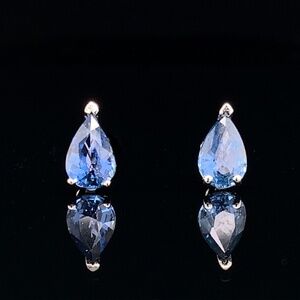 Montana Yogo Sapphire Earrings